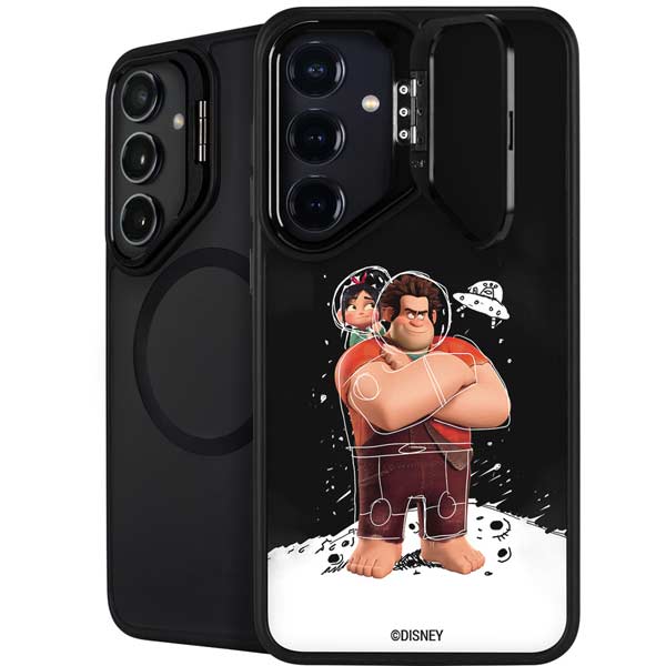 Disney Wreck-it Ralph And Vanellope Space Sketch Galaxy S26 Kickstand Case