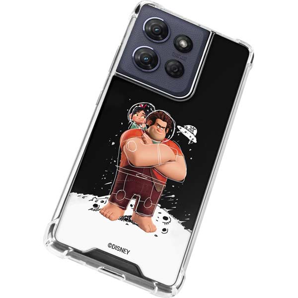 Disney Wreck-it Ralph And Vanellope Space Sketch Moto G 5G (2025) Clear Case