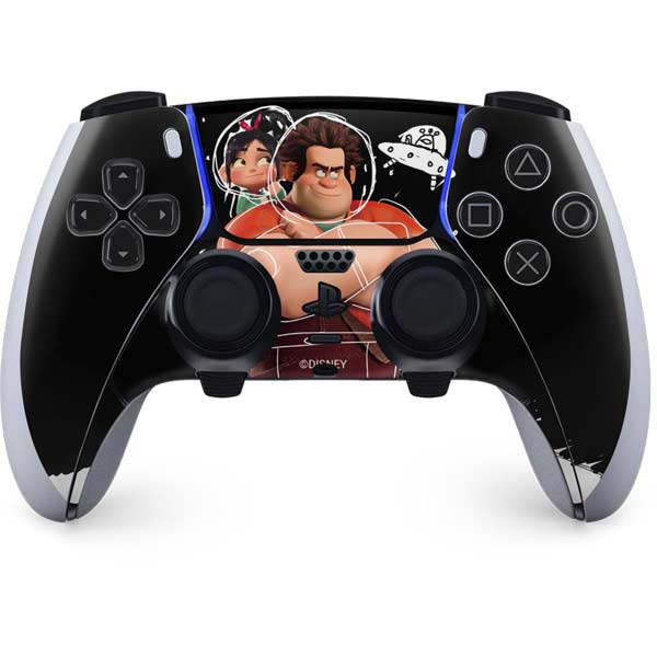 Wreck-it Ralph And Vanellope Space Sketch PS5 DualSense Edge Pro ...