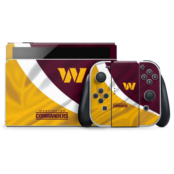 NFL Washington Commanders Flag Nintendo Skins