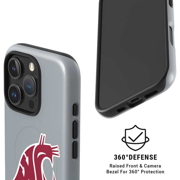 Washington State University WSU Cougars iPhone 16 Pro Magsafe Impact Case
