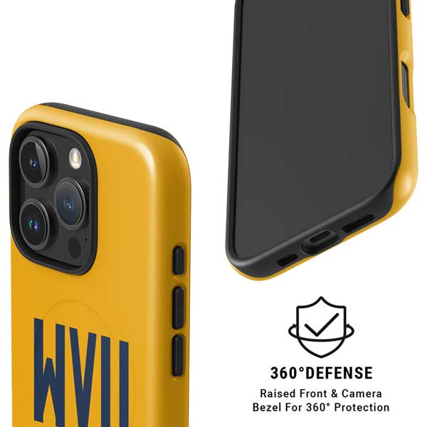West Virginia University WVU iPhone 16 Pro Magsafe Impact Case