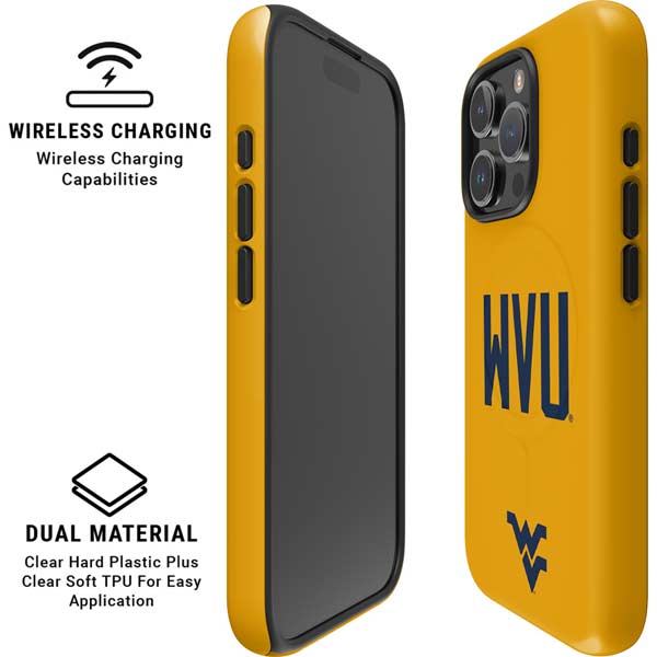 West Virginia University WVU iPhone 16 Pro Magsafe Impact Case
