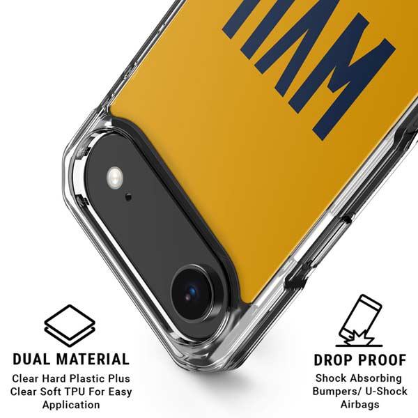 West Virginia University WVU iPhone 17 Air Clear Case