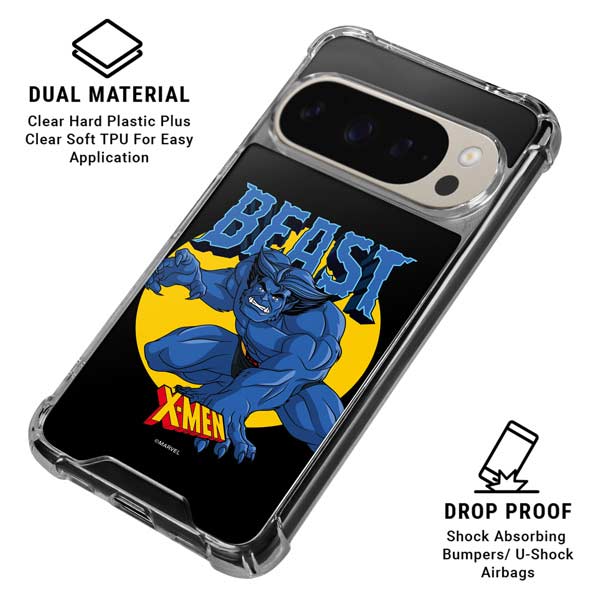 Marvel X-Men Beast Google Pixel 9 Pro XL Clear Case