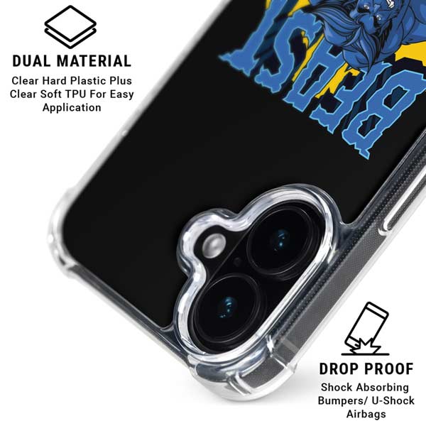 Marvel X-Men Beast iPhone 16 Clear Case