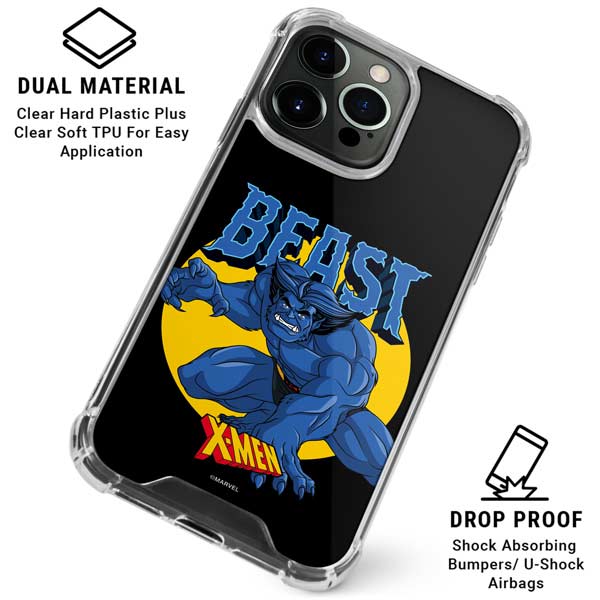 Marvel X-Men Beast iPhone 16 Pro Max Clear Case