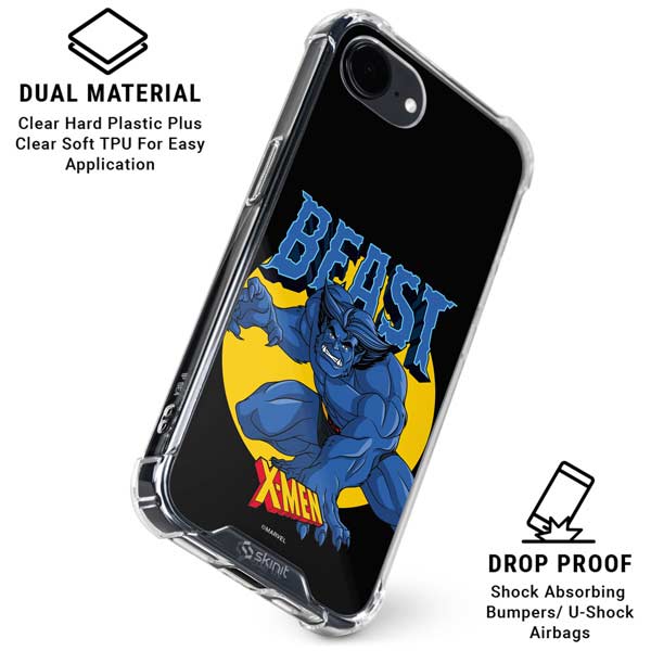 Marvel X-Men Beast iPhone 16e Clear Case