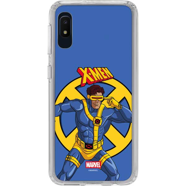 Marvel X-Men Cyclops Galaxy A10e Clear Case