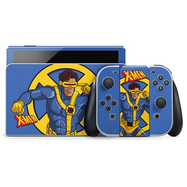 Marvel X-Men Cyclops Nintendo Switch OLED (2021) Skin