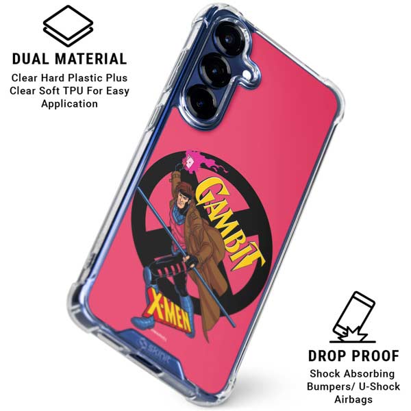 Marvel X-Men Gambit Galaxy S25 Clear Case