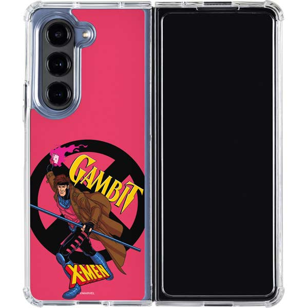 Marvel X-Men Gambit Galaxy Z Fold5 5G Clear Case