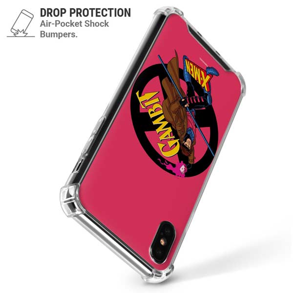 Marvel X-Men Gambit iPhone X/XS Clear Case