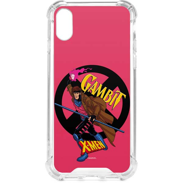 Marvel X-Men Gambit iPhone XS Clear Case