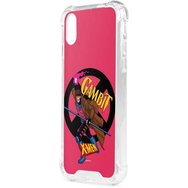 Marvel X-Men Gambit iPhone XS Clear Case