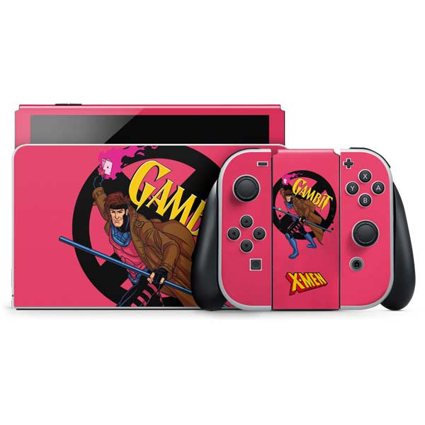 Marvel X-Men Gambit Nintendo Switch OLED (2021) Skin