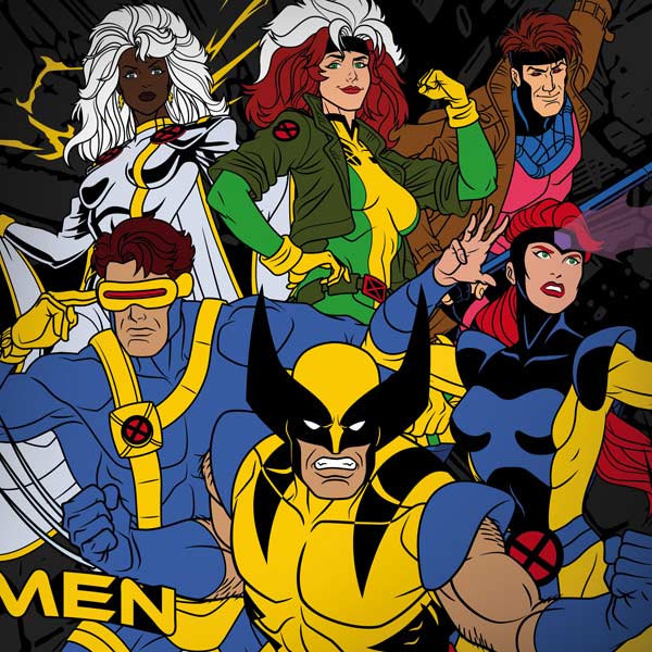 Marvel X-Men Group Dell Alienware Skin