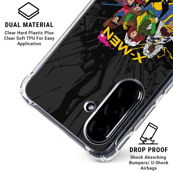 Marvel X-Men Group Galaxy A36 5G Clear Case