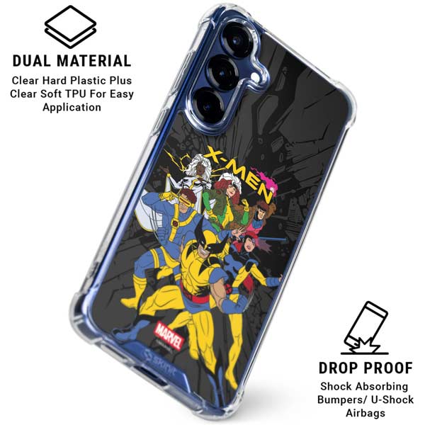 Marvel X-Men Group Galaxy S25 Clear Case