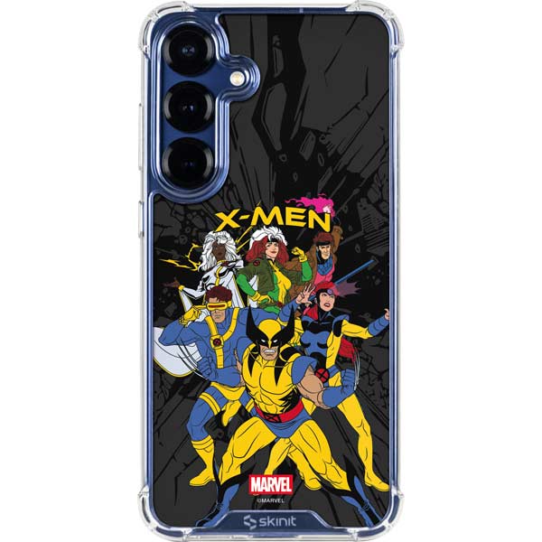 Marvel X-Men Group Galaxy S25 Plus Clear Case