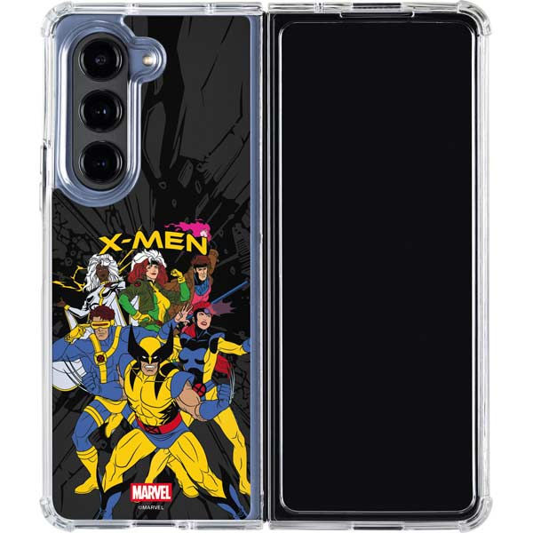 Marvel X-Men Group Galaxy Z Fold5 5G Clear Case