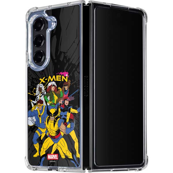 Marvel X-Men Group Galaxy Z Fold5 5G Clear Case