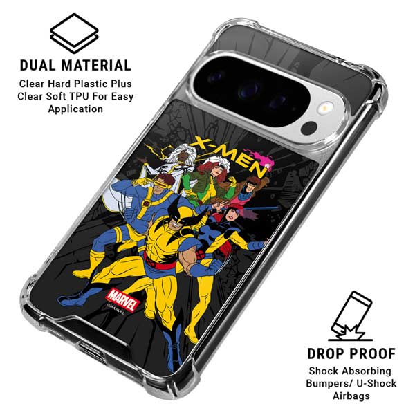 Marvel X-Men Group Google Pixel 10 Pro XL Clear Case