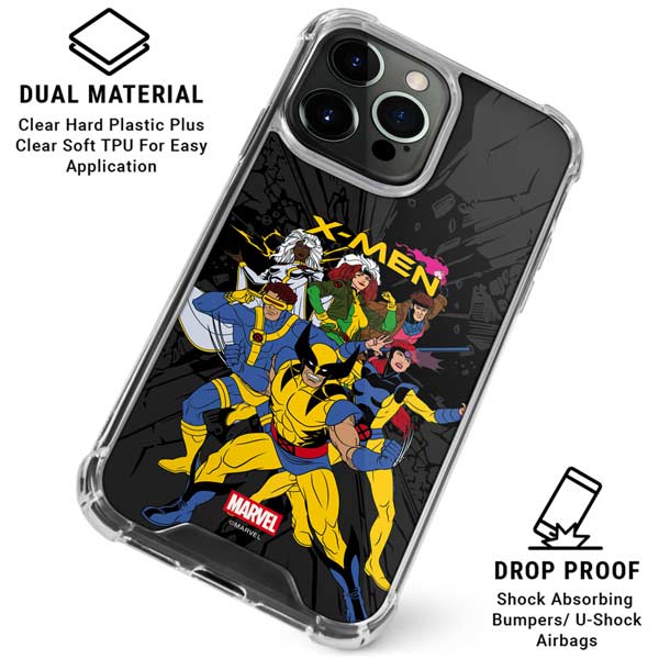 Marvel X-Men Group iPhone 15 Pro Clear Case