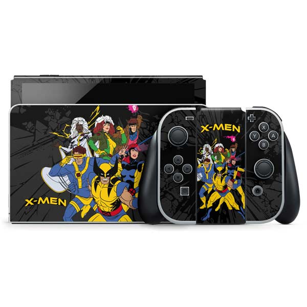 Marvel X-Men Group Nintendo Switch OLED (2021) Skin