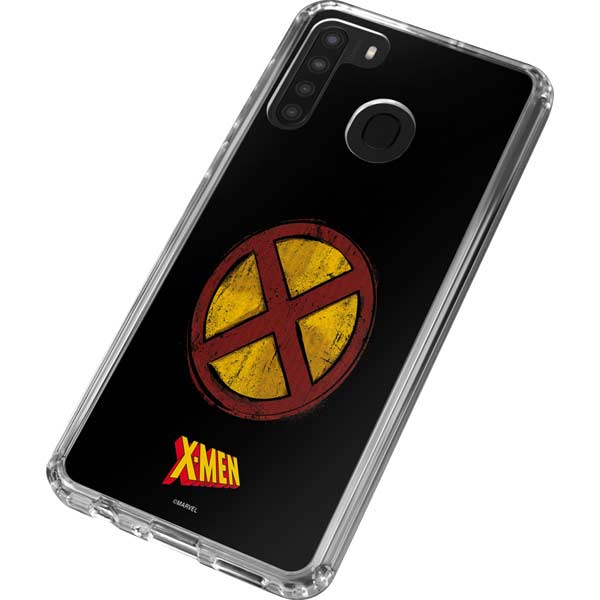 Marvel X-Men Logo Galaxy A21 Clear Case