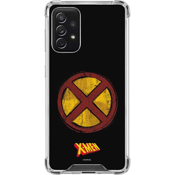 Marvel X-Men Logo Galaxy A72 5G Clear Case
