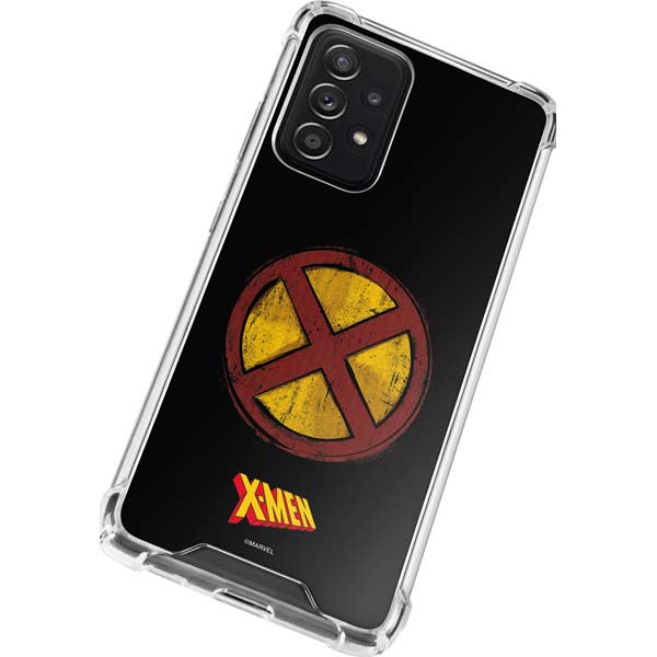 Marvel X-Men Logo Galaxy A72 5G Clear Case