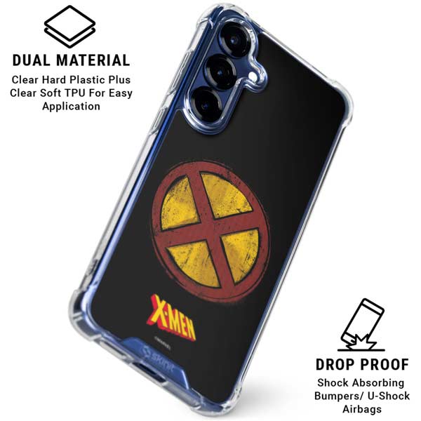 Marvel X-Men Logo Galaxy S25 Clear Case