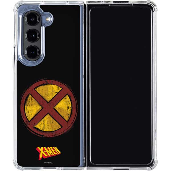 Marvel X-Men Logo Galaxy Z Fold5 5G Clear Case