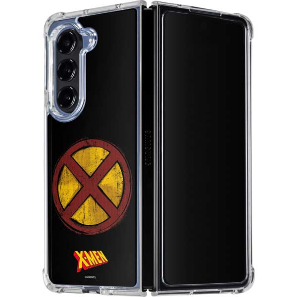 Marvel X-Men Logo Galaxy Z Fold5 5G Clear Case