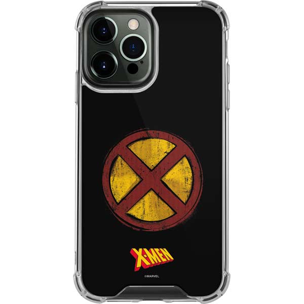 Marvel X-Men Logo iPhone 14 Pro Max Clear Case