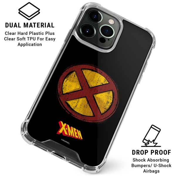 Marvel X-Men Logo iPhone 15 Pro Max Clear Case