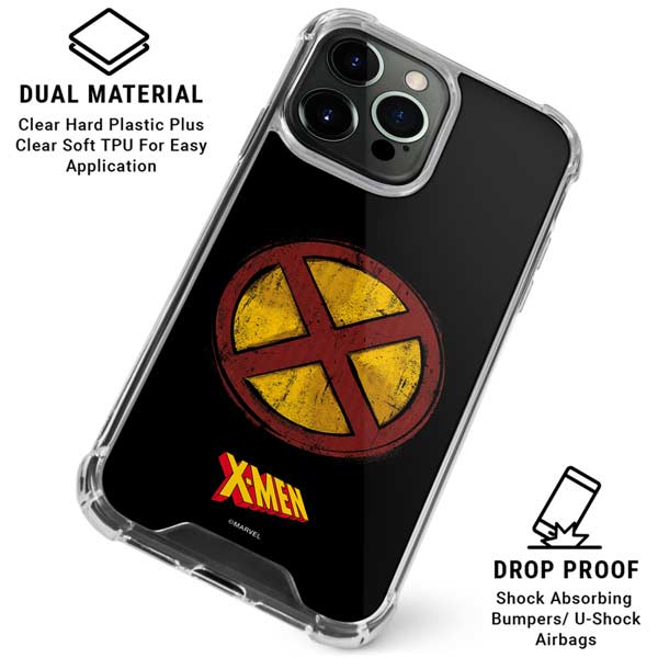 Marvel X-Men Logo iPhone 16 Pro Clear Case