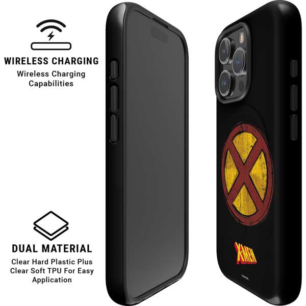 Marvel X-Men Logo iPhone 16 Pro Magsafe Impact Case