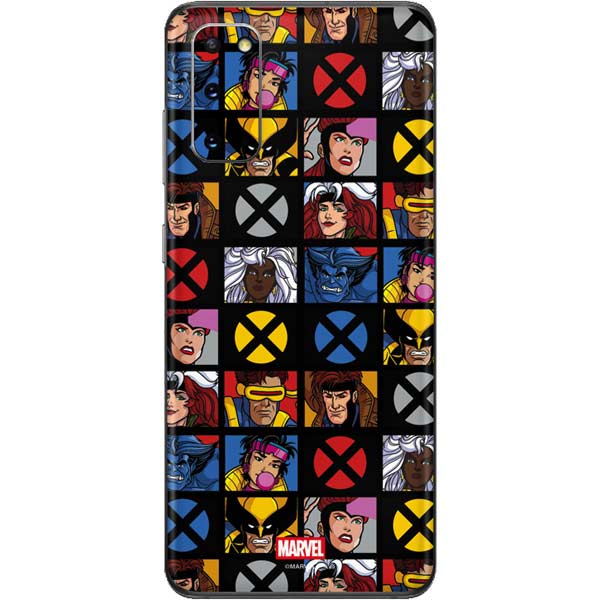 Marvel X-Men Pattern Galaxy S20 Skin