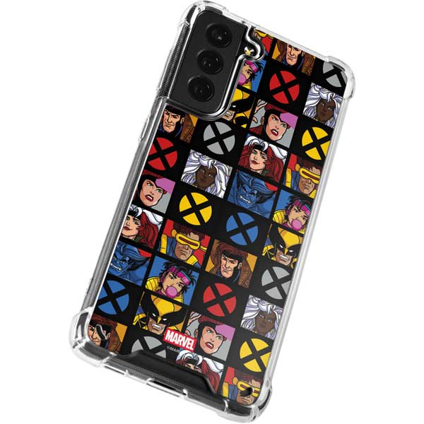 Marvel X-Men Pattern Galaxy S21 5G Clear Case