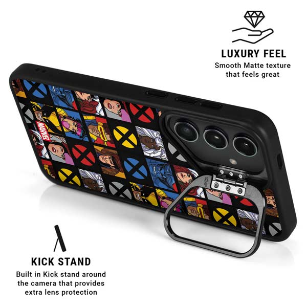 Marvel X-Men Pattern Galaxy S24 Ultra Kickstand Case