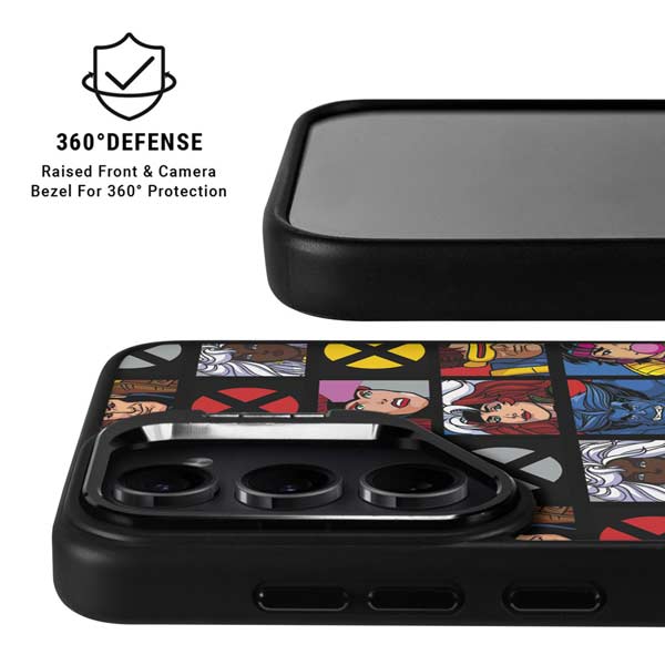 Marvel X-Men Pattern Galaxy S24 Ultra Kickstand Case