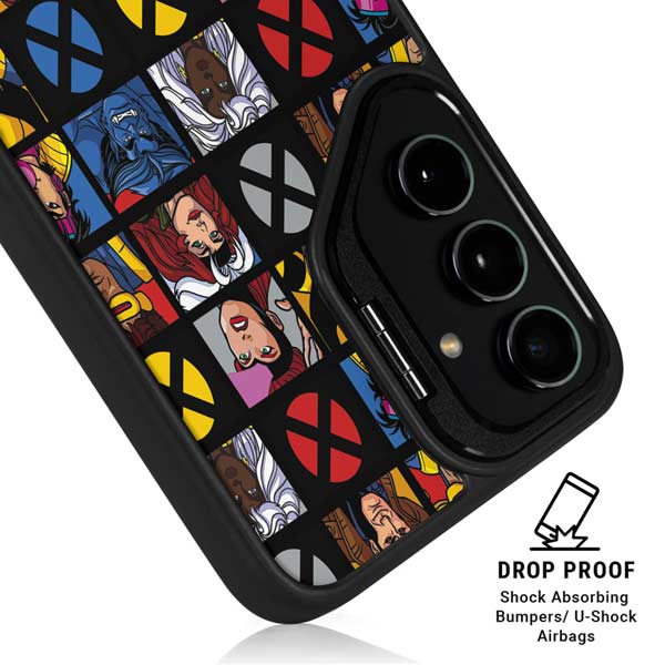 Marvel X-Men Pattern Galaxy S24 Ultra Kickstand Case