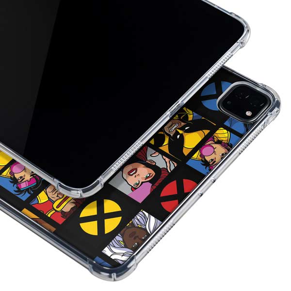 Marvel X-Men Pattern iPad Pro 12.9in (2020) Clear Case
