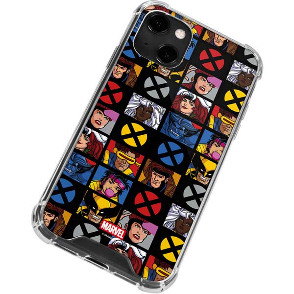 Marvel X-Men Pattern iPhone 13 Clear Case