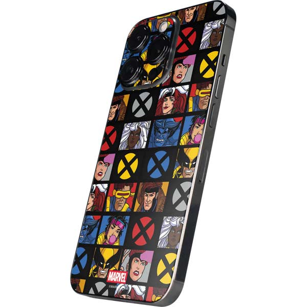 Marvel X-Men Pattern iPhone 15 Pro Skin