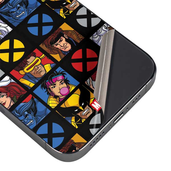 Marvel X-Men Pattern iPhone 15 Pro Skin