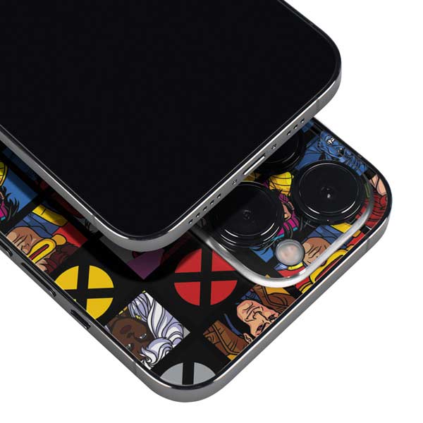 Marvel X-Men Pattern iPhone 15 Pro Skin