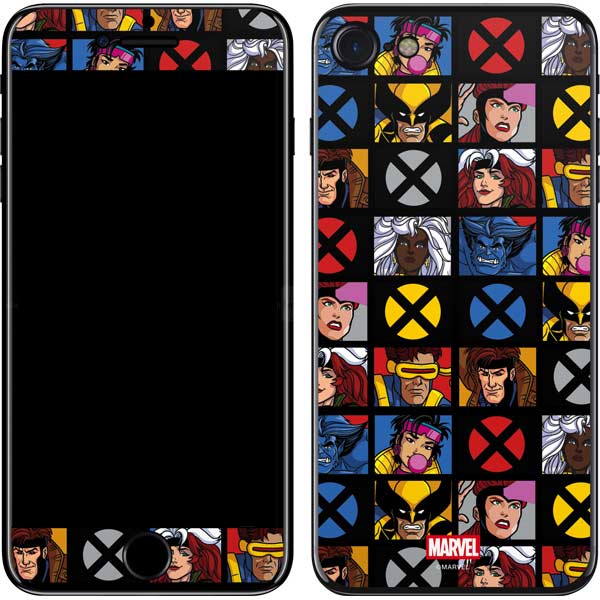 Marvel X-Men Pattern iPhone SE (2nd & 3rd Gen) Skin